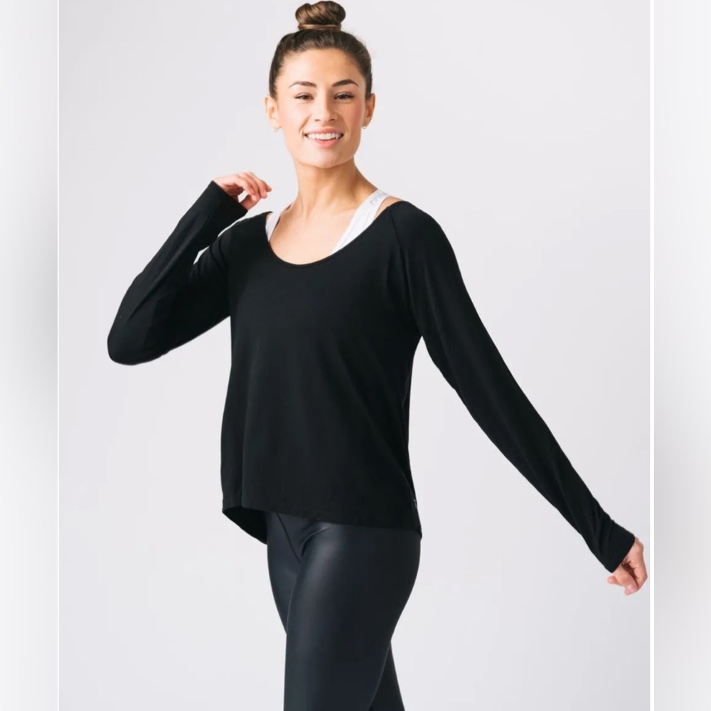 Black Namaste Long Sleeve